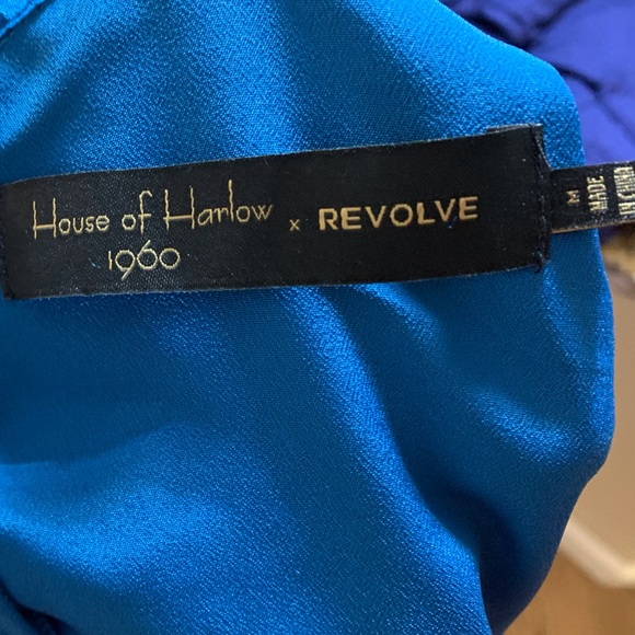 ❣️NWT❣️ House of Harlow 1960 Brendon Silk Blouse - Picture 7 of 8